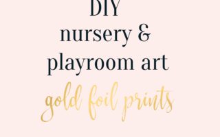 Growing Haines || DIY Gold Foil Print