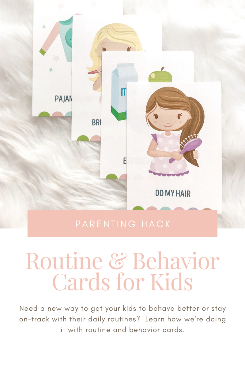 Routine and Behavior Cards for Kids - Growing Haines